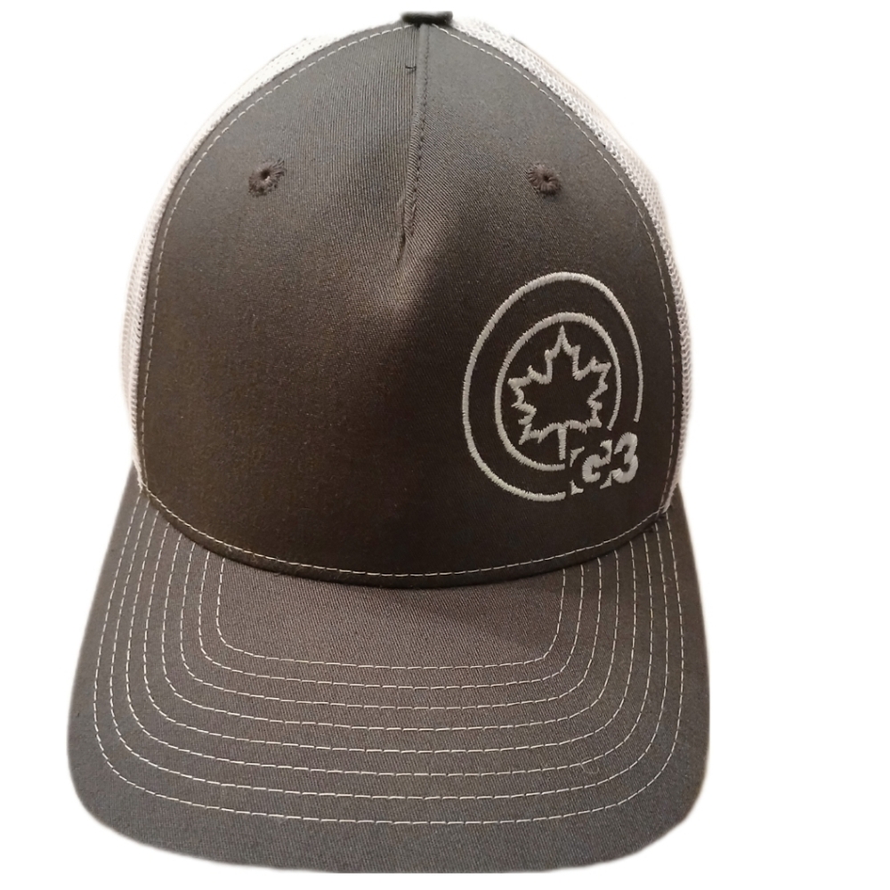 G3 Canada Trucker Grey/ White Snapback Cap